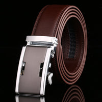 Men's Automatic Buckle Cowhide Belt