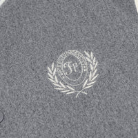 Spring And Autumn Color Stitching Stand-collar Badge Embroidered Casual Coat