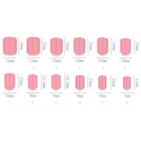 Removable 24 Pieces Of Fake Nail Patches