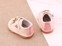 Girl with bell calling shoes