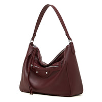 Large-capacity Crossbody Bag Made Of Genuine Leather For Women