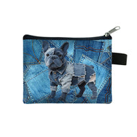 Organizing Storing Denim Jeans Animal Coin Purse