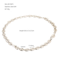 European And American Instagram-style Stainless Steel Shell Necklace