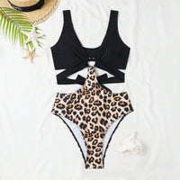 Leopard-print Womens Fashion Swimsuit Sexy Bikini