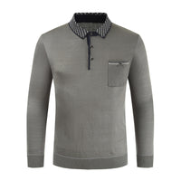 Korean Men's T-shirt Autumn And Winter New Style Amazon  Jacket Personality Lapel