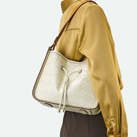 Light Luxury National Style Genuine Leather Underarm Bag Large Capacity