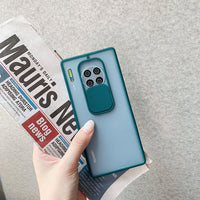 Sliding cover push window mobile phone case
