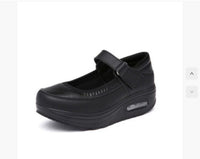 Platform shoes with soft soles
