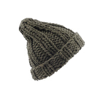 Ladies Knitted Hat Keeps Warm In Winter Solid Color