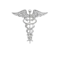 Retro Alloy Oil-Drip Serpentine Animal Brooch Angel Wings Snake Pin Corsage