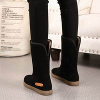 Women's Non-slip Platform Cotton-padded Boots Flat Winter