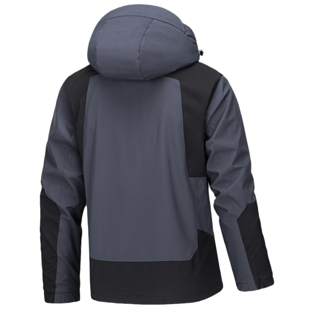 Shell Jacket Men's Jacket Thin Outdoor Windproof Waterproof Hooded Coat