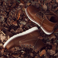 Cowhide Leather Martin Boots Men's Autumn And Winter Plus Cashmere To Keep Warm