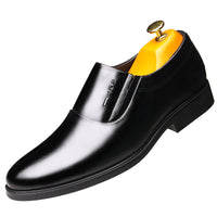Invisible Increase Men's Shoes 6cm Pointed Toe Business Suits Men's Leather Shoes