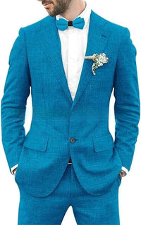Men's Suit Wedding Party Suit Slim Fit Casual Coat Trousers