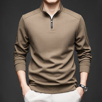 New Men's Sweater Lapel Long Sleeve