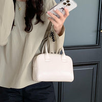 Womens High-End Niche PU Leather Handbag
