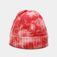 Tie-dye knitted hat