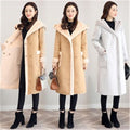 Pure color deerskin velvet coat cotton jacket