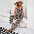 Fashionable Tube Top And Pants Set With A Stylish Print