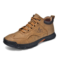 Comfortable Flat Lace-up Casual Shoes For Hiking