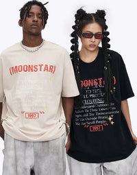 Men's Off-shoulder Short Sleeve Street