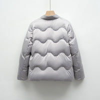 Casual Autumn And Winter Minimalist Chinese-style Solid Color V-neck Loose Jacket