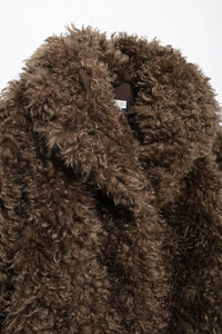 New Women's Artificial Fur Loose Casual Jacket