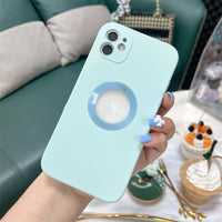 Lens All-inclusive  Liquid Tpu Window Phone Case