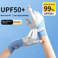 Ice Silk Sun Protection Gloves Lightweight Anti-slip Touch Screen UV Protection