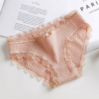 Thread Princess Low-waist Briefs With Cotton