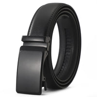 Mens Genuine Leather Belt With Automatic Buckle