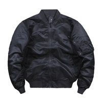 Solid Men's Autumn And Winter Bomber Jacket