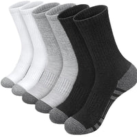 Men's Long Cotton Socks Black And White Autumn And Winter