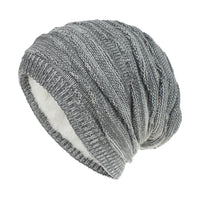 Men's And Women's Same Style Warm Fleece Wool Knitted Hat