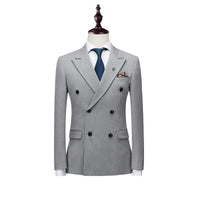 British Style Men's Solid Color Suit Men's
