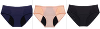 Thin And Large Size Four-layer Physiological Pants Lace Mid-waist