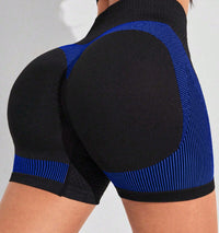 Women's Fashion Seamless Peach Tight High Waist Sports And Fitness Shorts