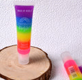Rainbow Jelly Transparent Tube Colorless Moisturizing Lip Oil