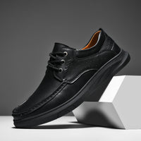 Casual Men's Doudou Comfortable Real Leather Shoes