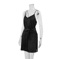 Fashion Sling Nightdress With Short Slit