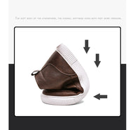 High-top Sneakers Korean Casual Leather Shoes
