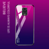 Gradient glass protective cover