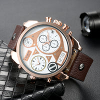 Men's Watch Quartz Calendar Belt Sports
