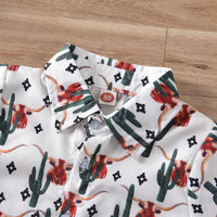 Children's Short-sleeved Shorts Shirt Suit