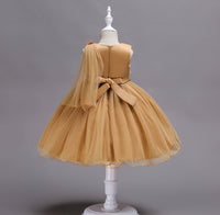 Bow mesh dress