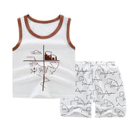 Children's cotton sleeveless vest