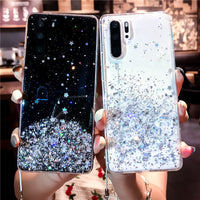 Starry sky silicone mobile phone case