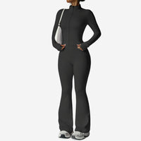 Zipper Nude-Feel Yoga Suit Women's