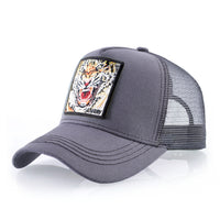 Simple Breathable Baseball Cap With Animal Embroidery